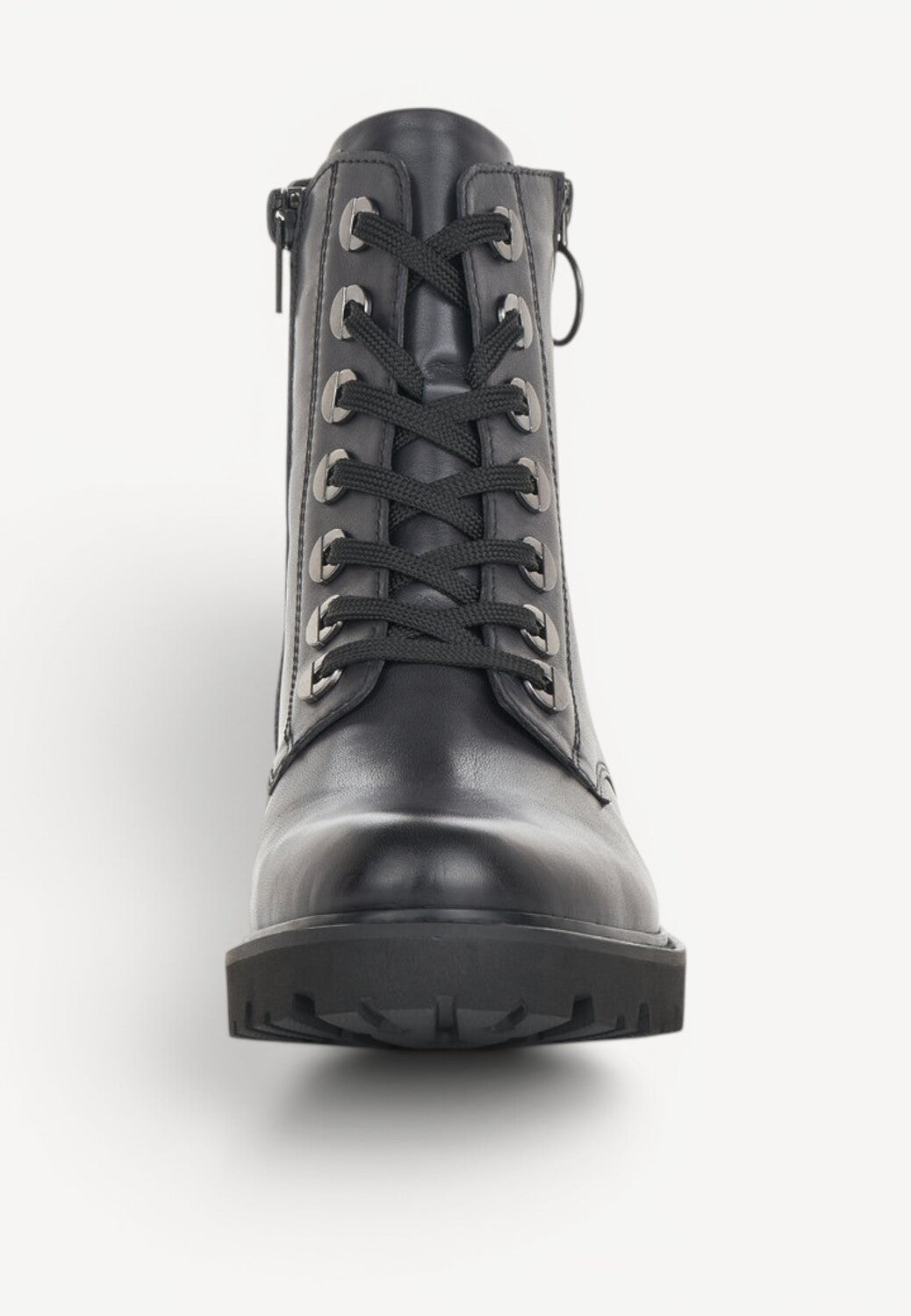 DAMES BOOTS+KORT LAARS-Blauw leer