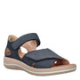 DAMES OPEN SCHOENEN-Blauw suède/nubuck