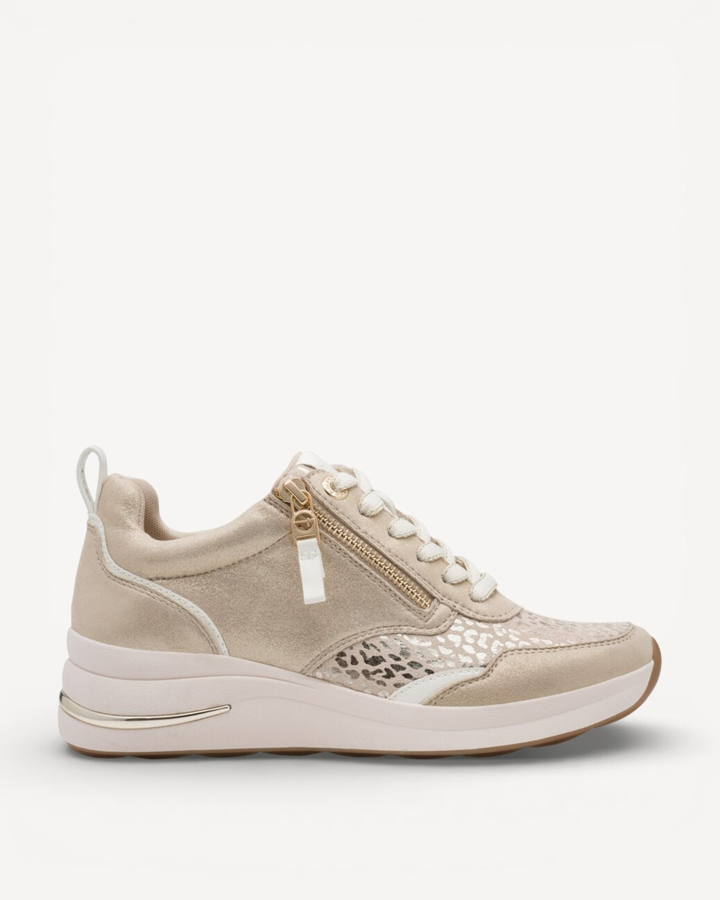 DAMES SPORTIEVE VETERSCHO-Beige suède/nubuck