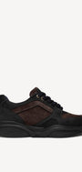 Heren veterschoenen-Blauw combi kleur