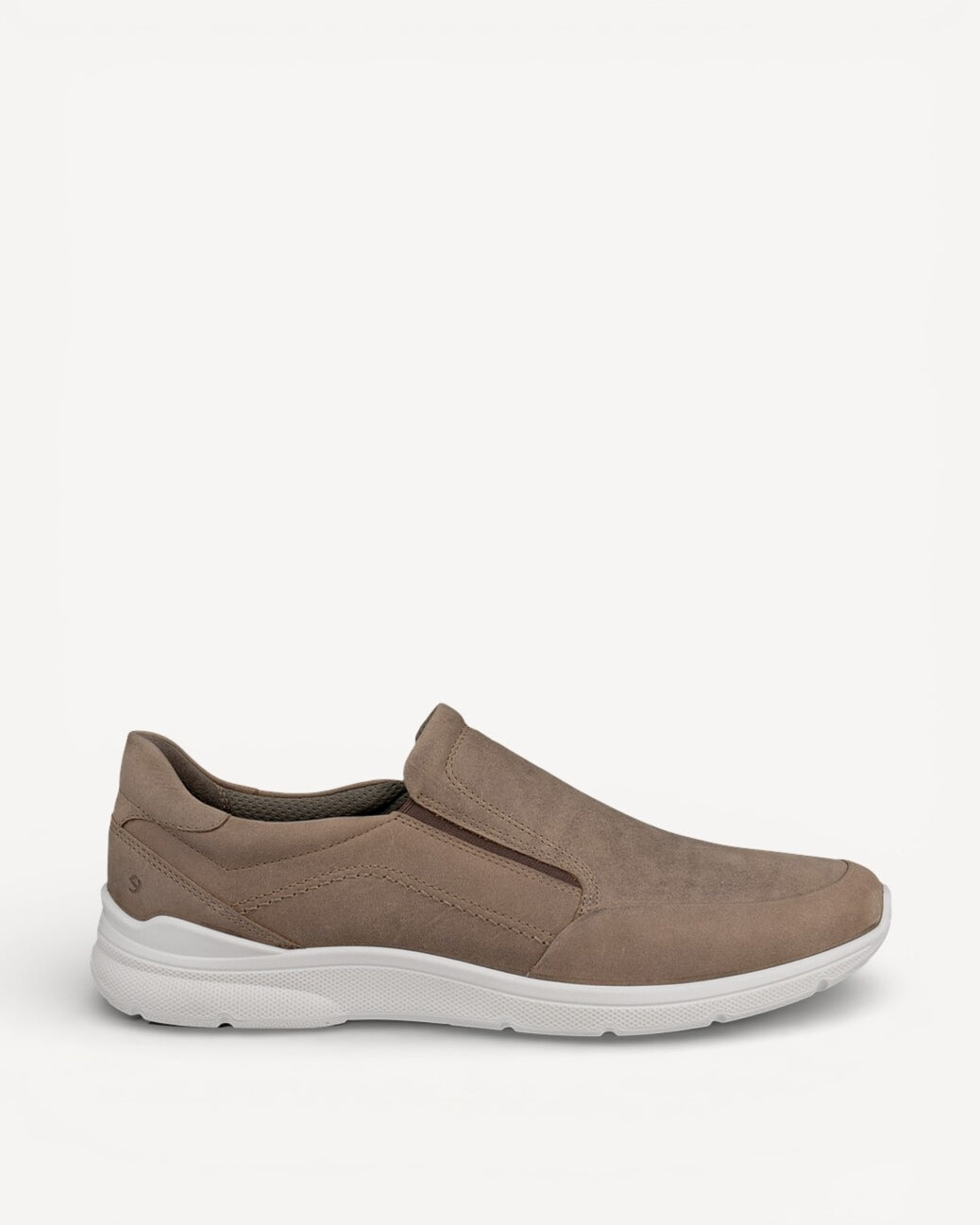 Heren instapper-Beige suède/nubuck