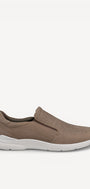 Heren instapper-Beige suède/nubuck