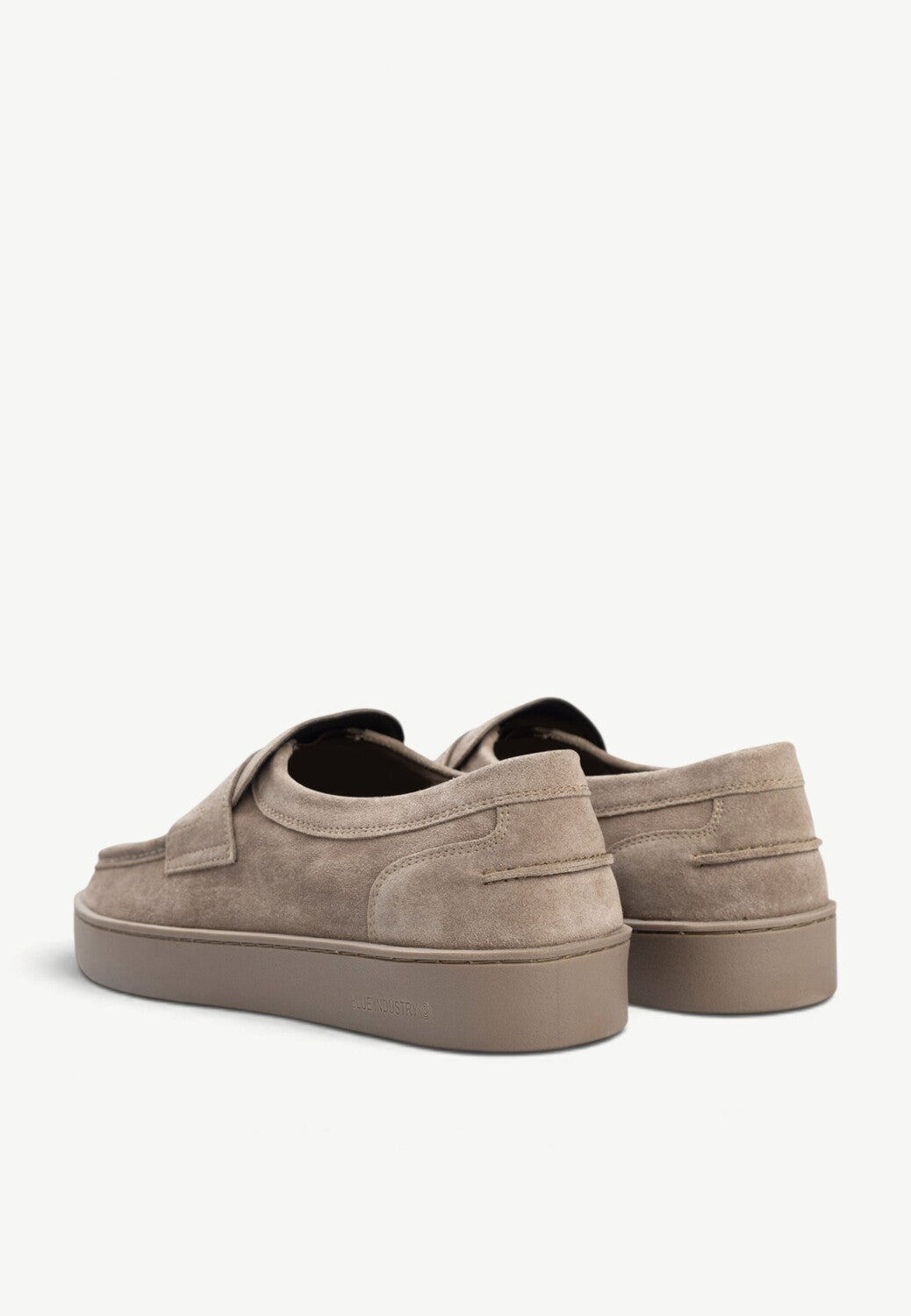 Heren instapper-Beige suède/nubuck
