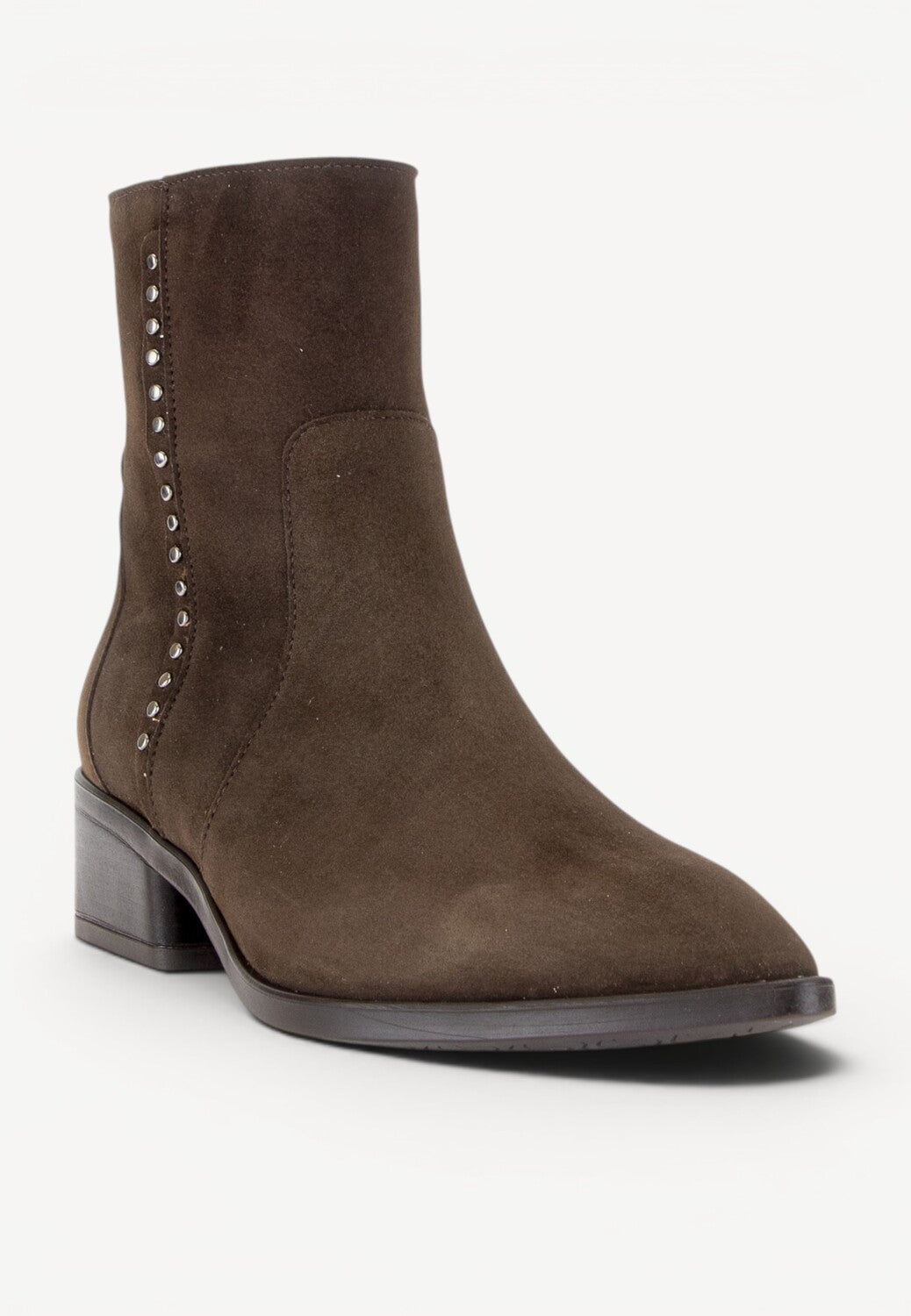 DAMES BOOTS+KORT LAARS-Bruin suède