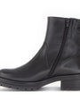 DAMES BOOTS+KORT LAARS-Zwart leer