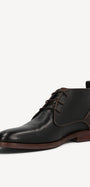 Heren boots-Zwart leer