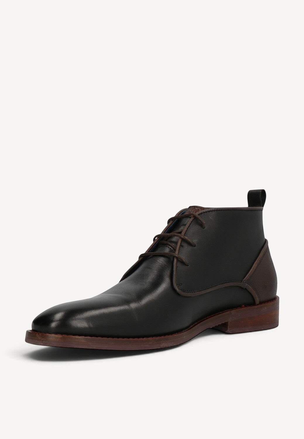 Heren boots-Zwart leer