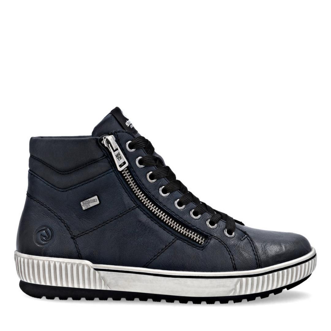 DAMES SPORTIEVE VETERSCHO-Blauw leer