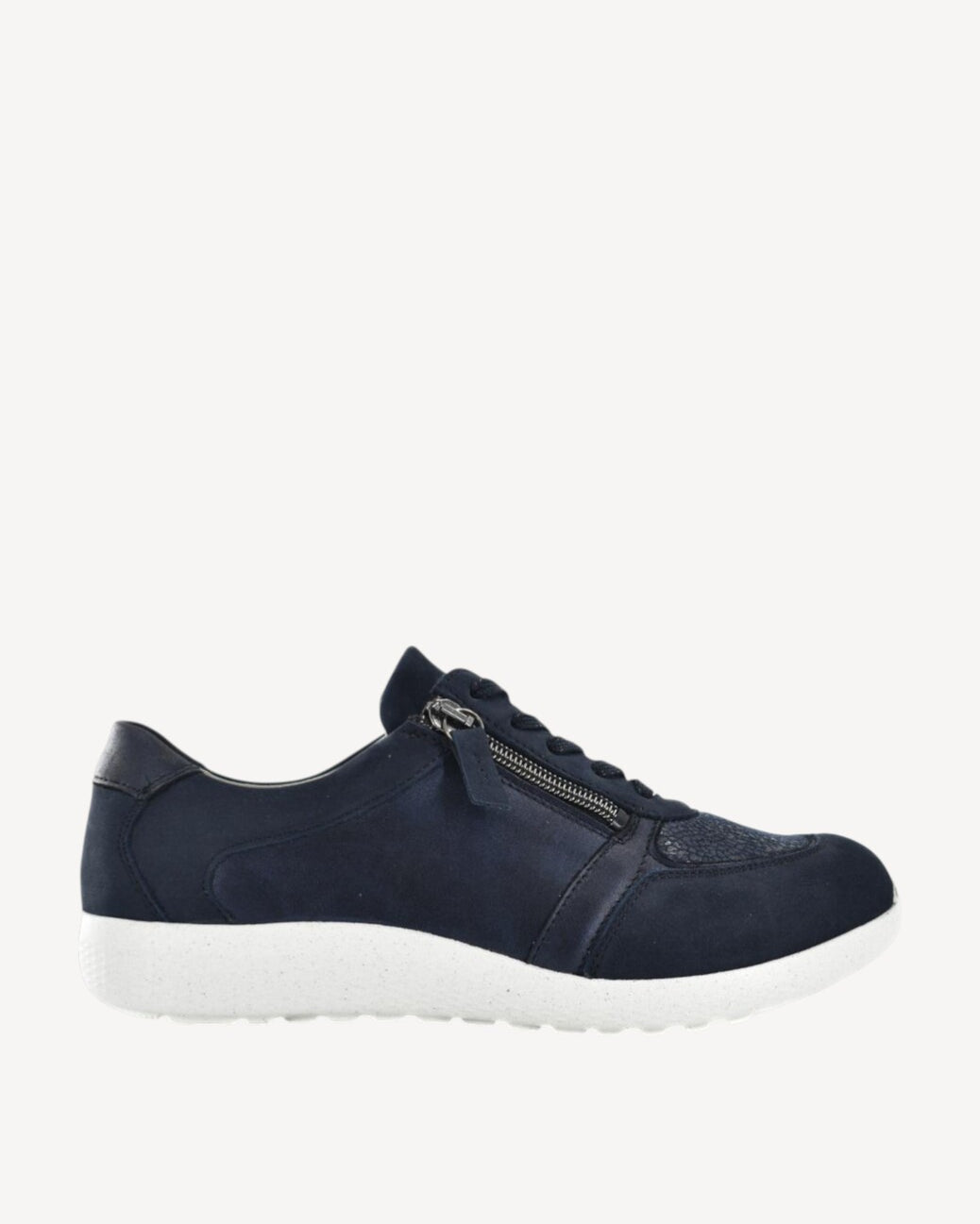 DAMES SPORTIEVE VETERSCHO-Blauw suède/nubuck