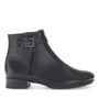 DAMES BOOTS+KORT LAARS-Zwart leer