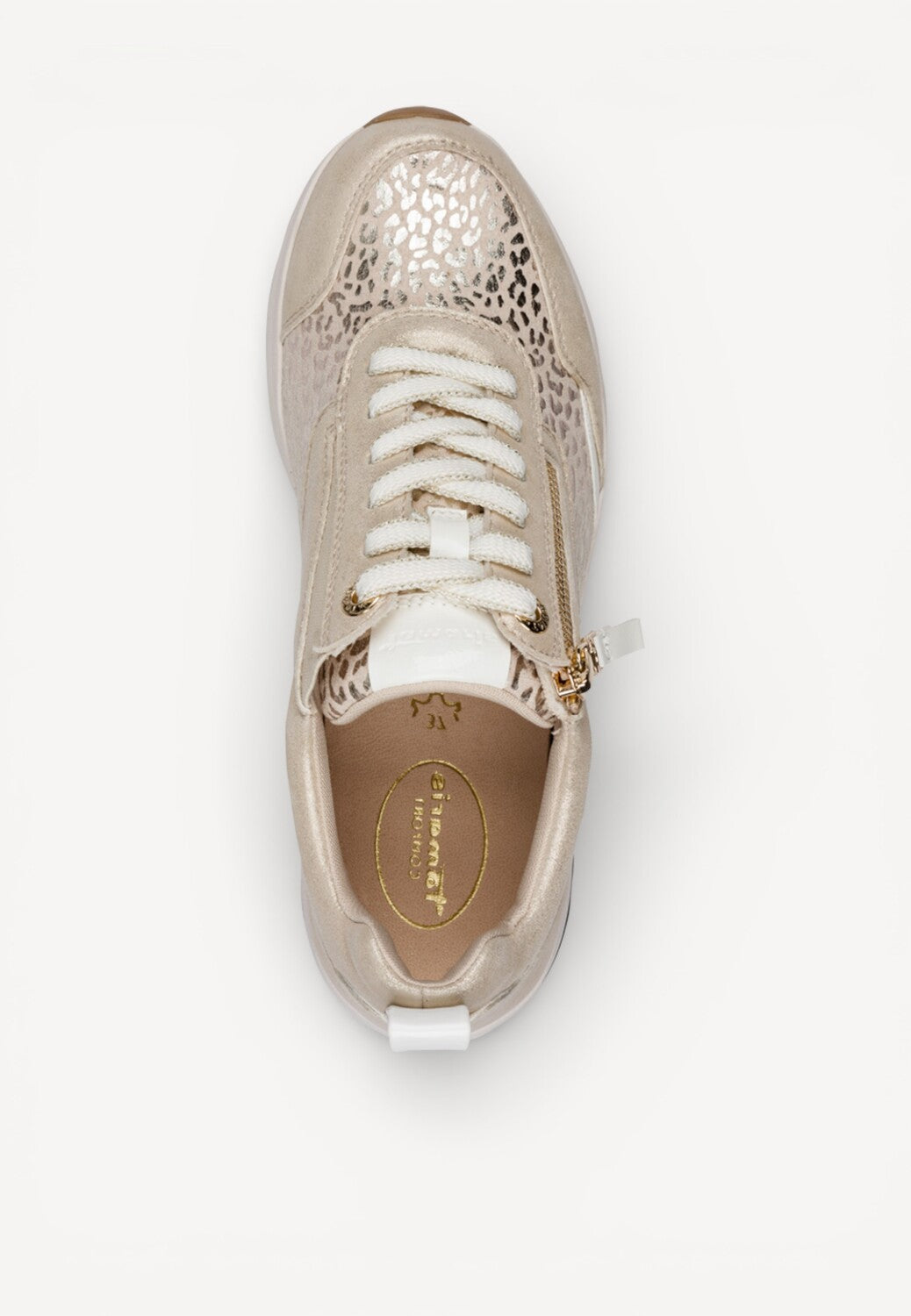 DAMES SPORTIEVE VETERSCHO-Beige suède/nubuck