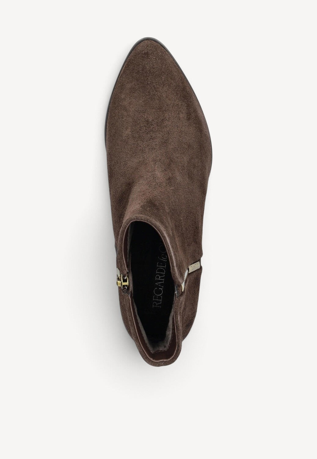DAMES BOOTS+KORT LAARS-Bruin suède