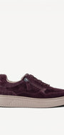DAMES SPORTIEVE VETERSCHO-Rood suède/nubuck