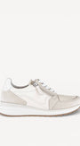 DAMES SPORTIEVE VETERSCHO-Beige suède/nubuck