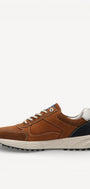 Heren veterschoenen-Bruin suède