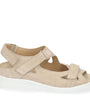 DAMES OPEN SCHOENEN-Beige suède/nubuck