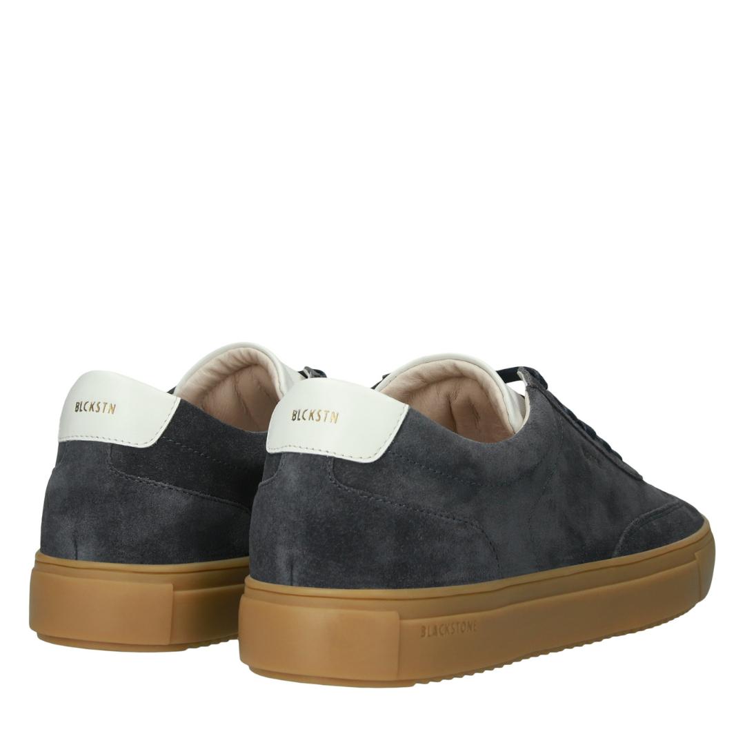 Heren veterschoenen-Blauw suède/nubuck