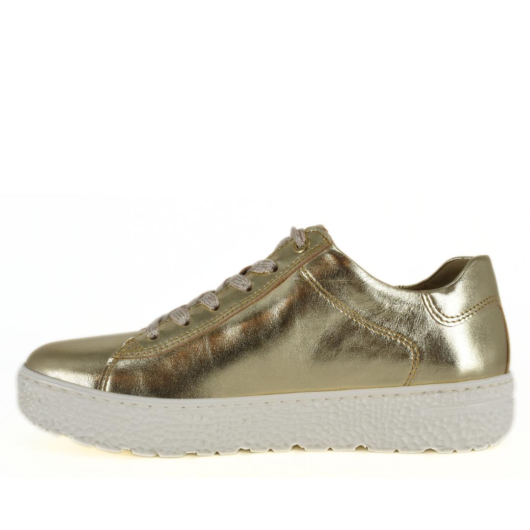 DAMES SPORTIEVE VETERSCHO-Goud leer