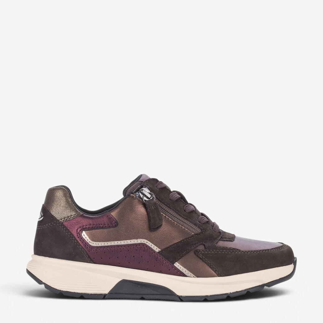 DAMES SPORTIEVE VETERSCHO-Bruin combi kleur