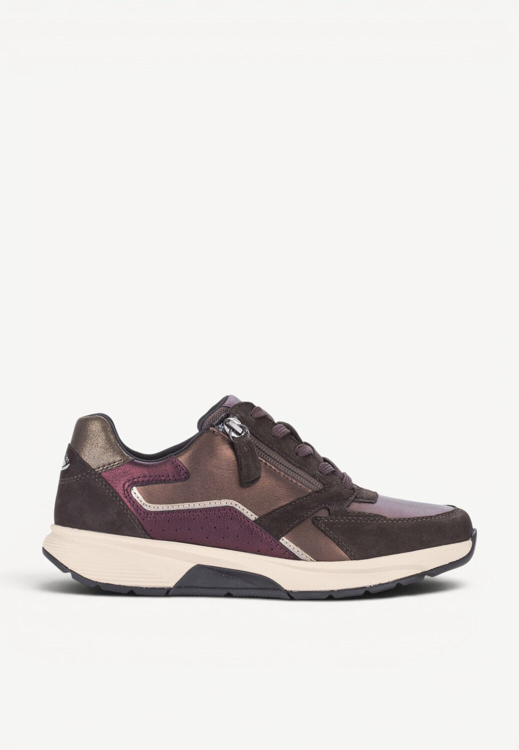 DAMES SPORTIEVE VETERSCHO-Bruin combi kleur