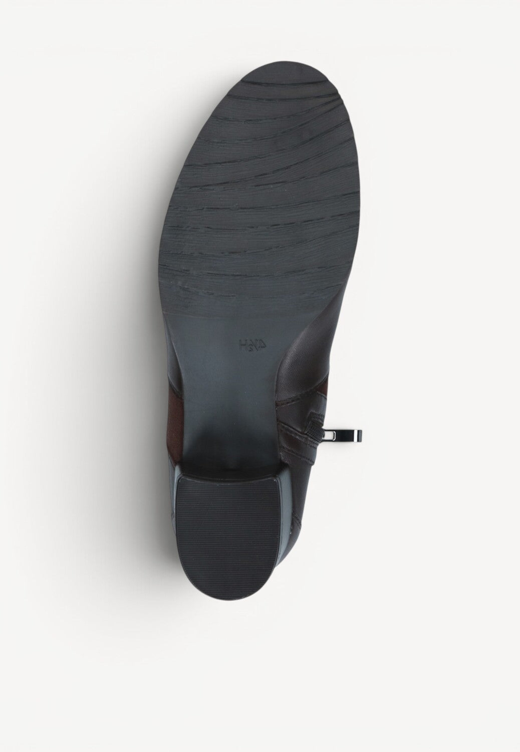 DAMES BOOTS+KORT LAARS-Bruin leer