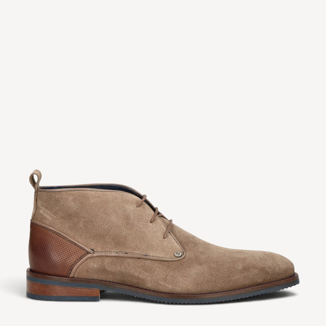Heren boots-Beige suède/nubuck