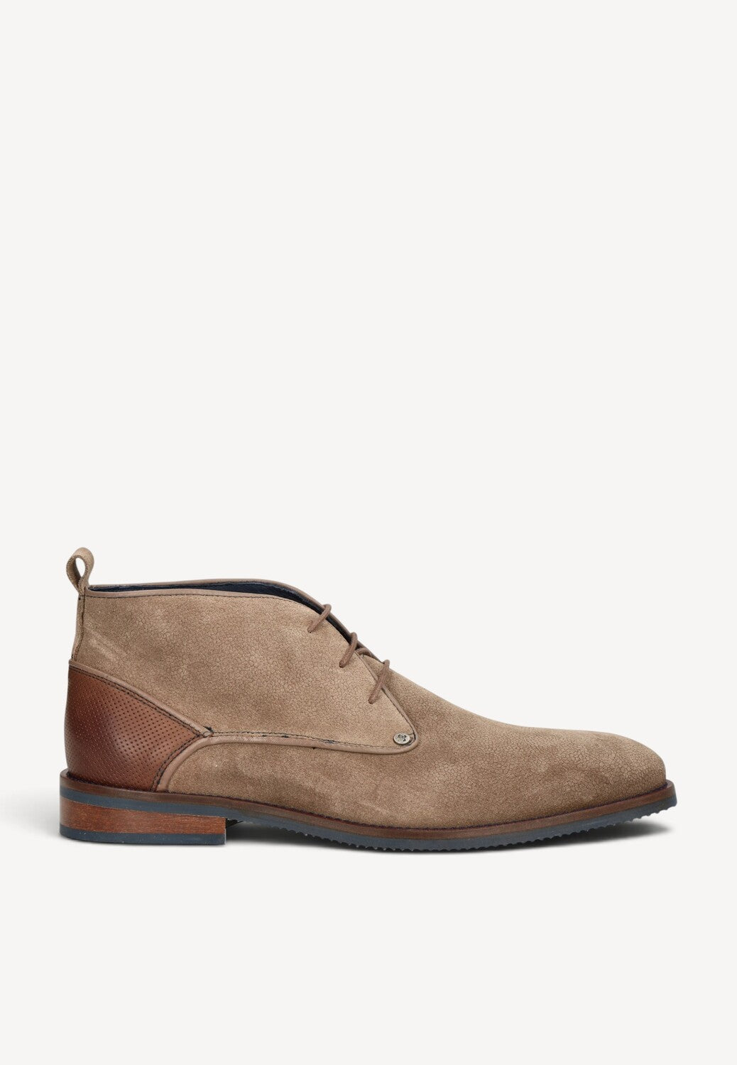 Heren boots-Beige suède/nubuck