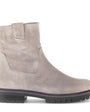 DAMES BOOTS+KORT LAARS-Beige suède/nubuck