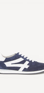 DAMES SPORTIEVE VETERSCHO-Blauw suède/nubuck