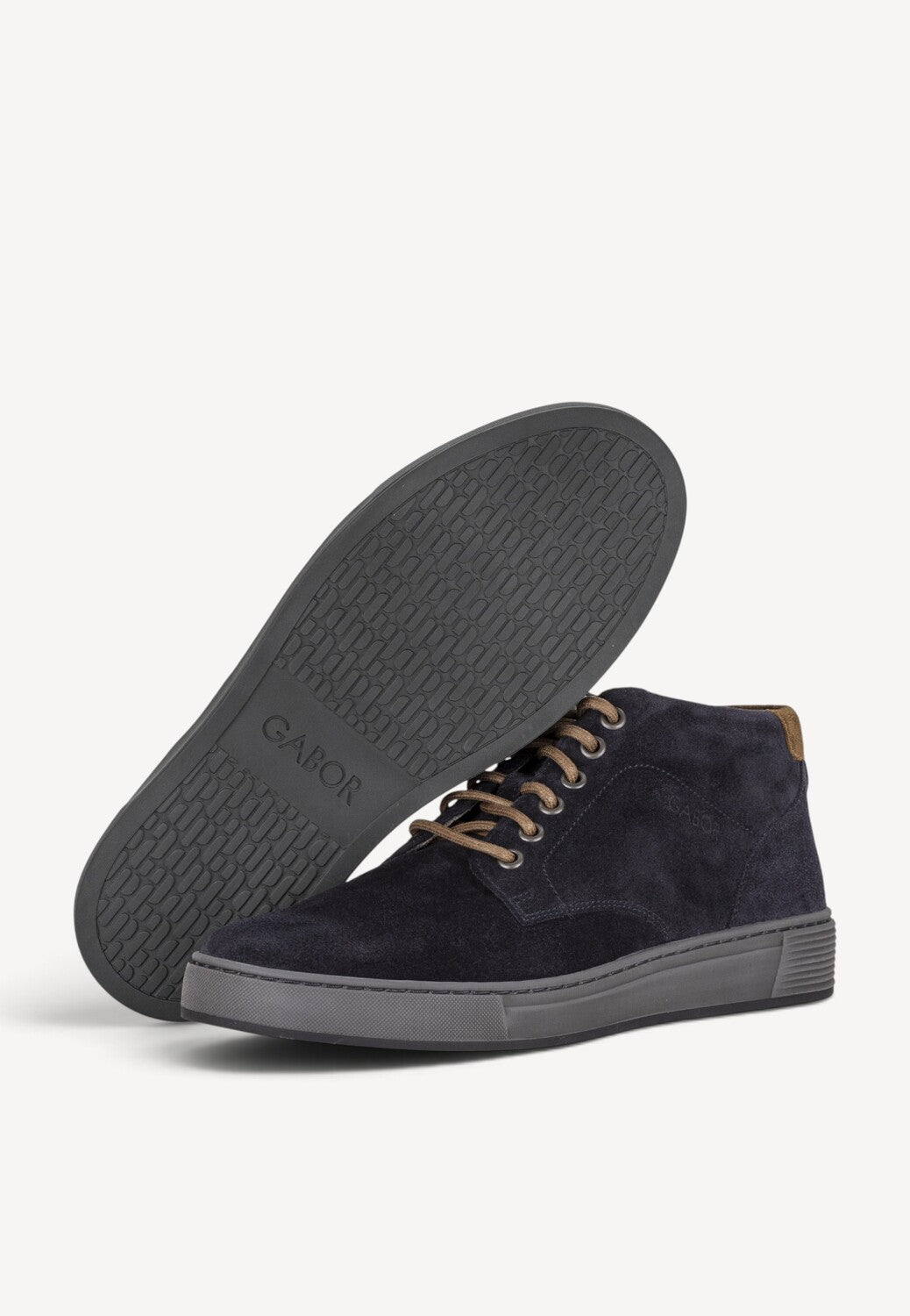 Heren boots-Blauw suède/nubuck