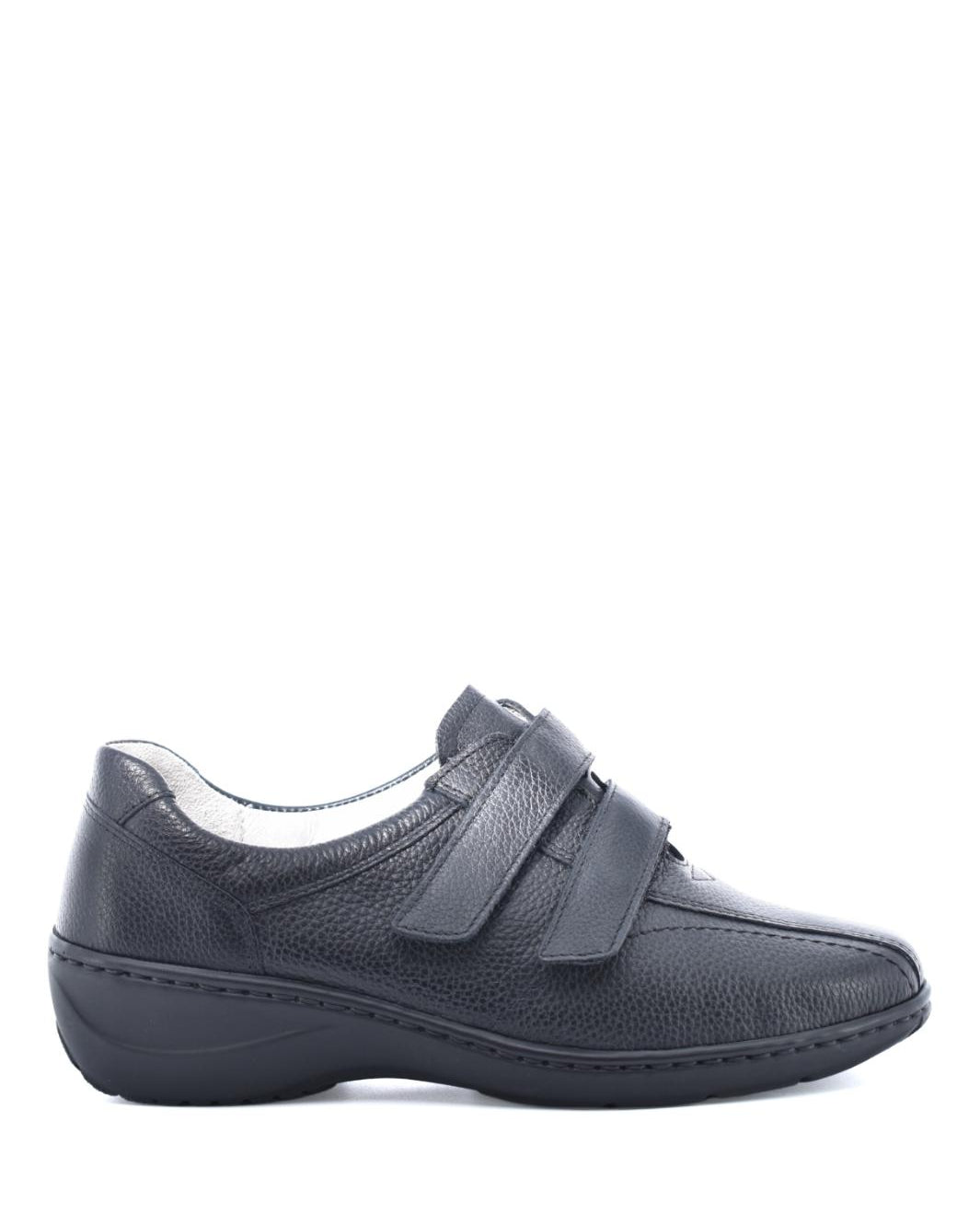 DAMES SPORTIEVE VETERSCHO-Zwart leer