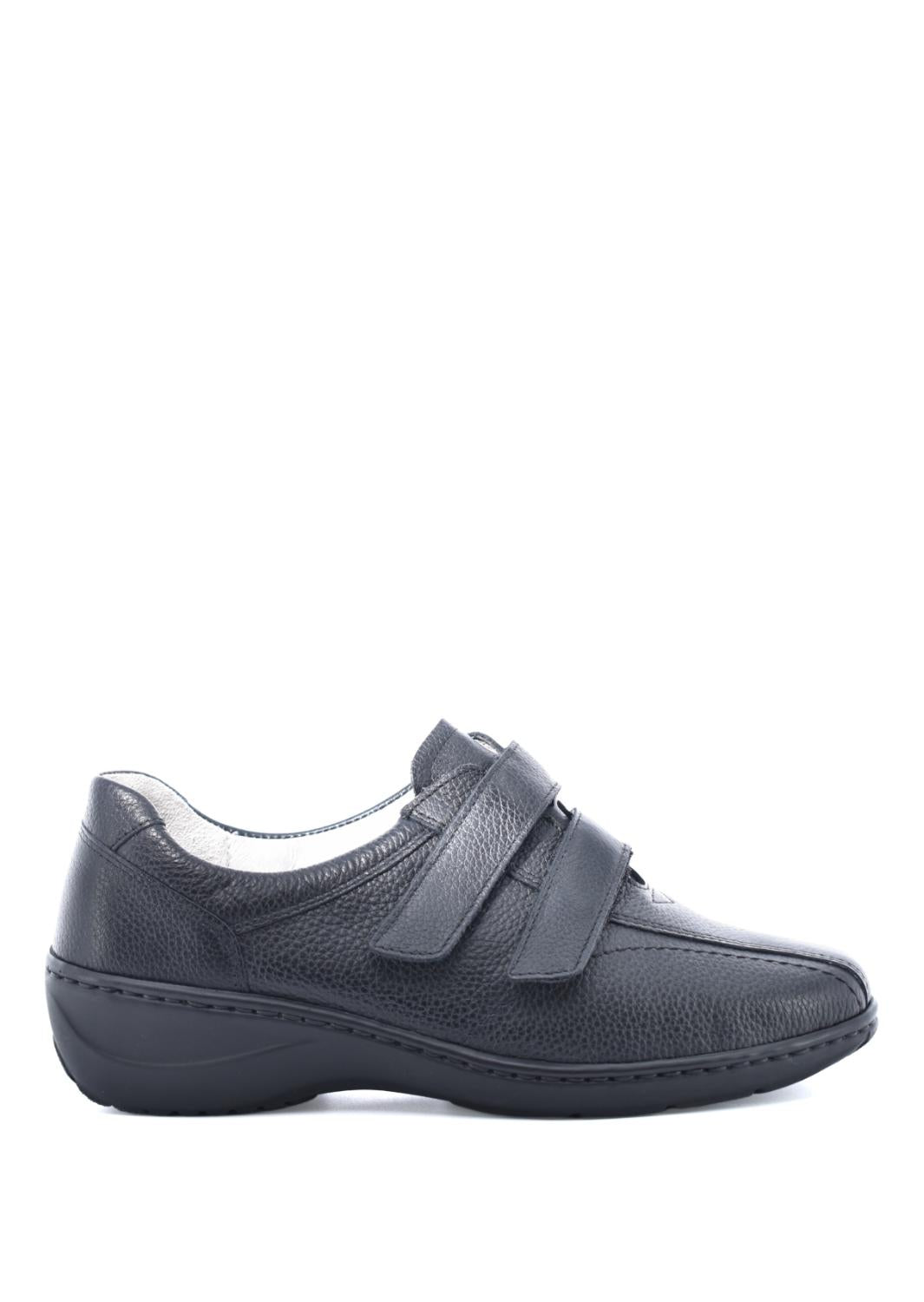 DAMES SPORTIEVE VETERSCHO-Zwart leer