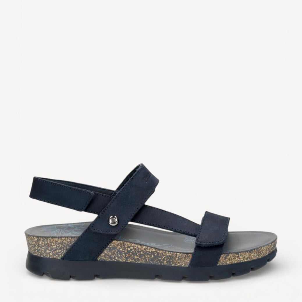 DAMES OPEN SCHOENEN-Blauw suède/nubuck