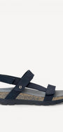 DAMES OPEN SCHOENEN-Blauw suède/nubuck