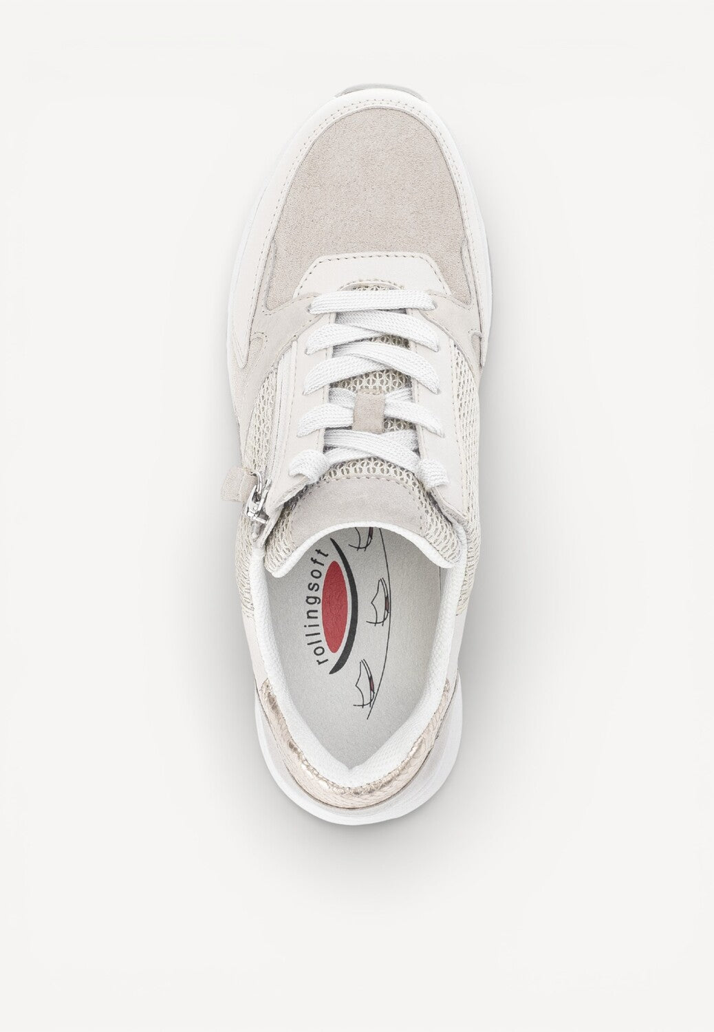 DAMES SPORTIEVE VETERSCHO-Beige leer