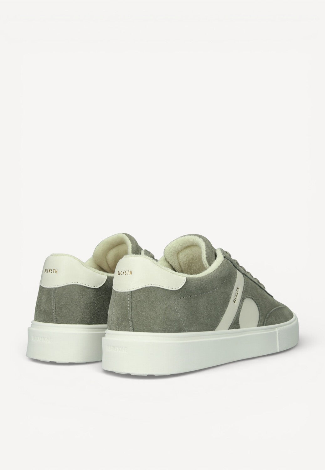 Heren veterschoenen-Groen suède/nubuck