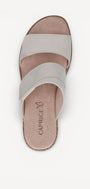 DAMES OPEN SCHOENEN-Beige suède/nubuck