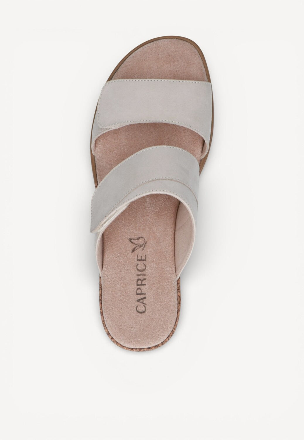 DAMES OPEN SCHOENEN-Beige suède/nubuck