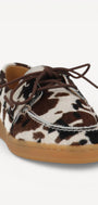 DAMES SPORTIEVE VETERSCHO-Bruin combi kleur