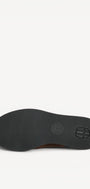 Heren veterschoenen-Bruin leer
