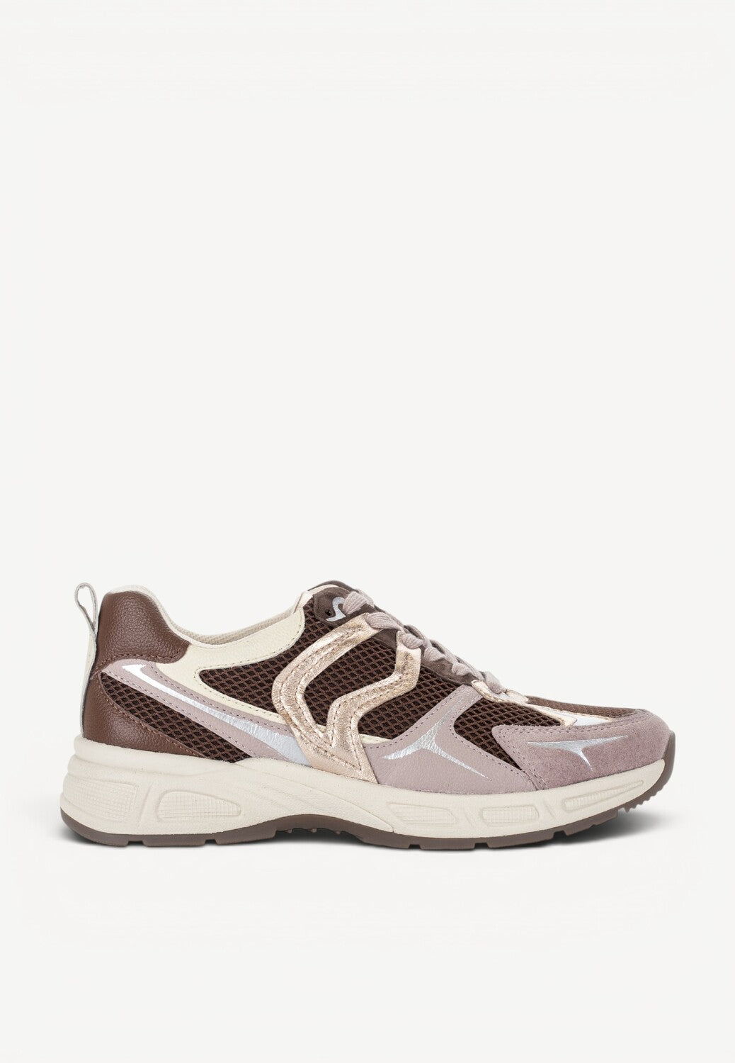 DAMES SPORTIEVE VETERSCHO-Beige combi kleur