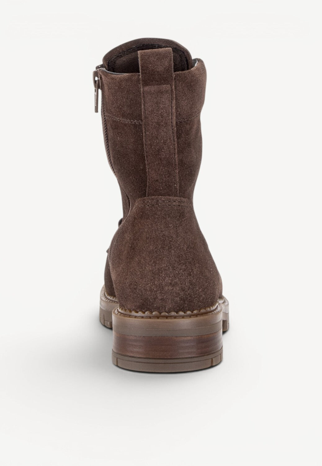 DAMES BOOTS+KORT LAARS-Bruin suède