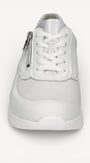 DAMES SPORTIEVE VETERSCHO-Wit leer