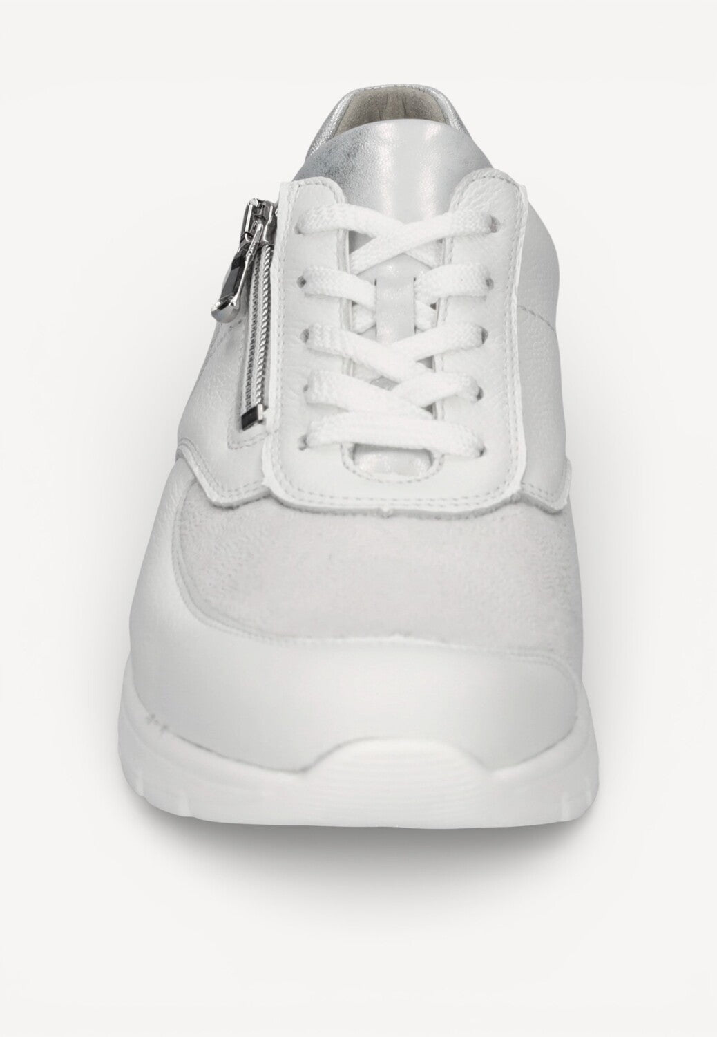 DAMES SPORTIEVE VETERSCHO-Wit leer