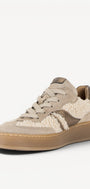 DAMES SPORTIEVE VETERSCHO-Beige suède/nubuck