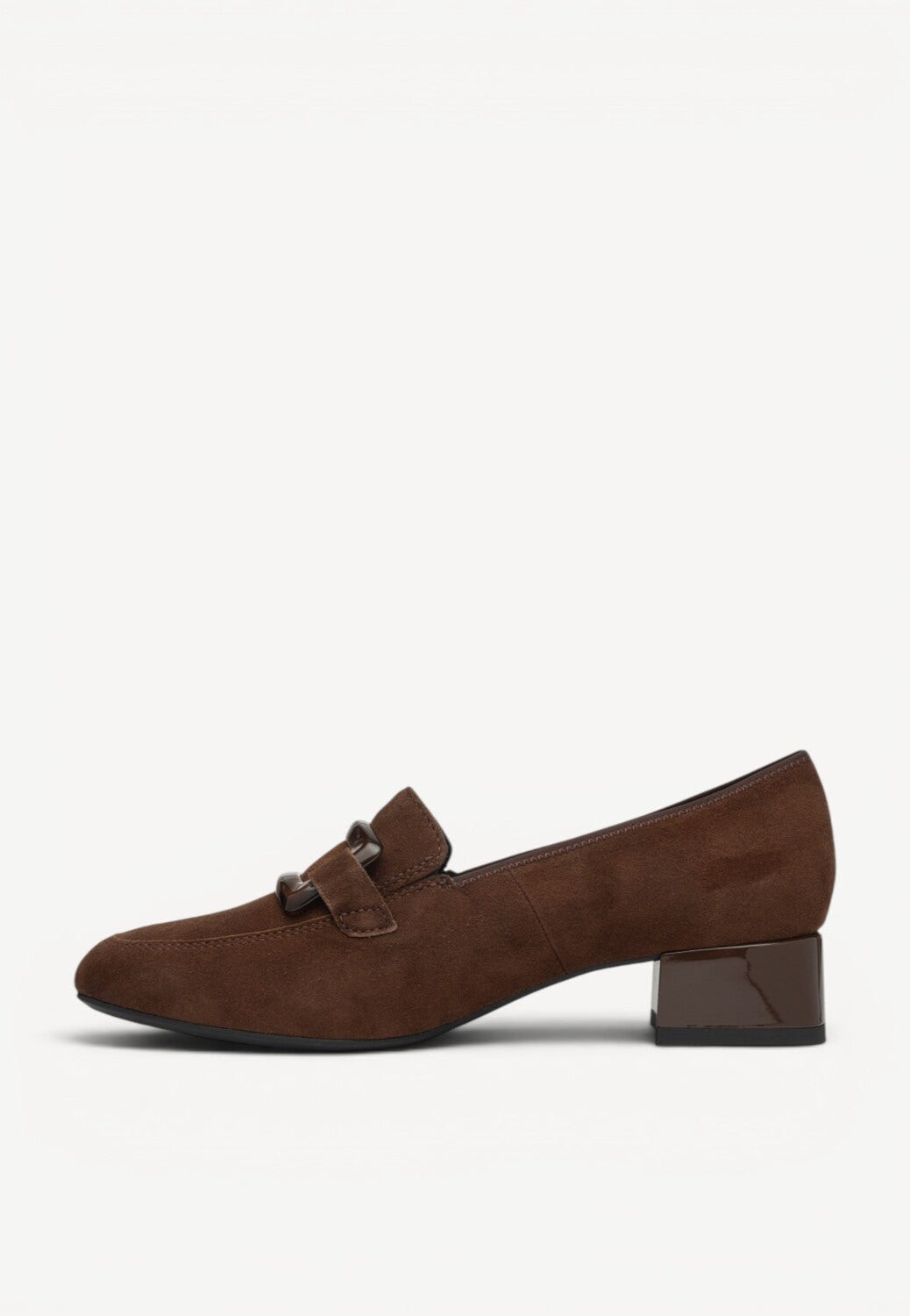BALLERINAS + PUMPS-Bruin suède