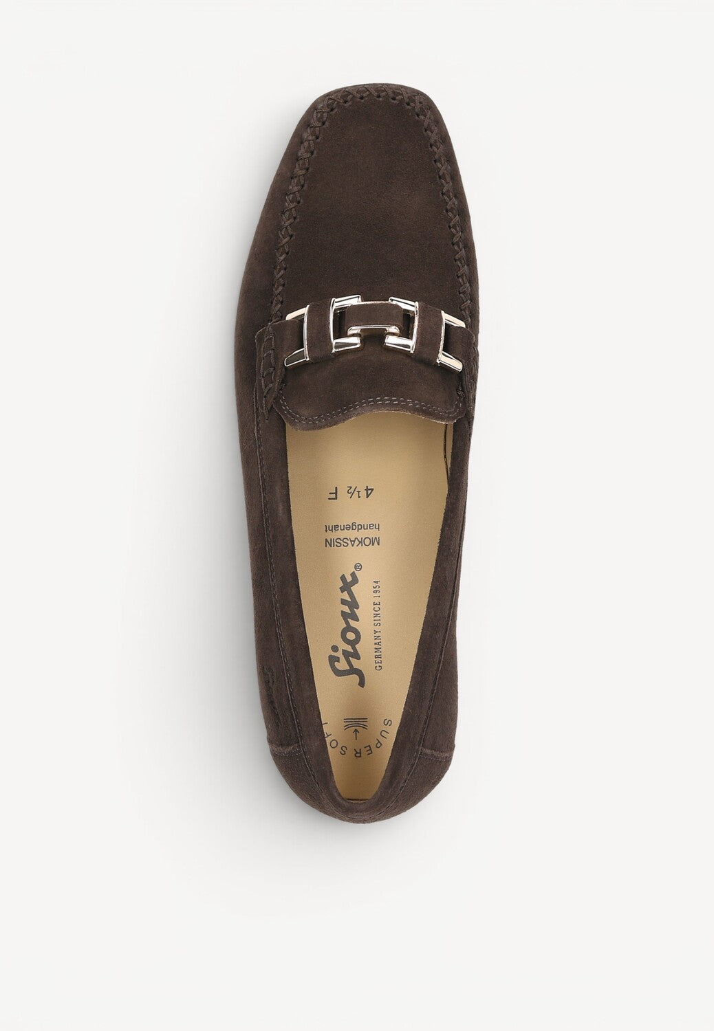 DAMES INSTAPSCHOENEN-Bruin suède