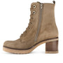 DAMES BOOTS+KORT LAARS-Beige suède/nubuck