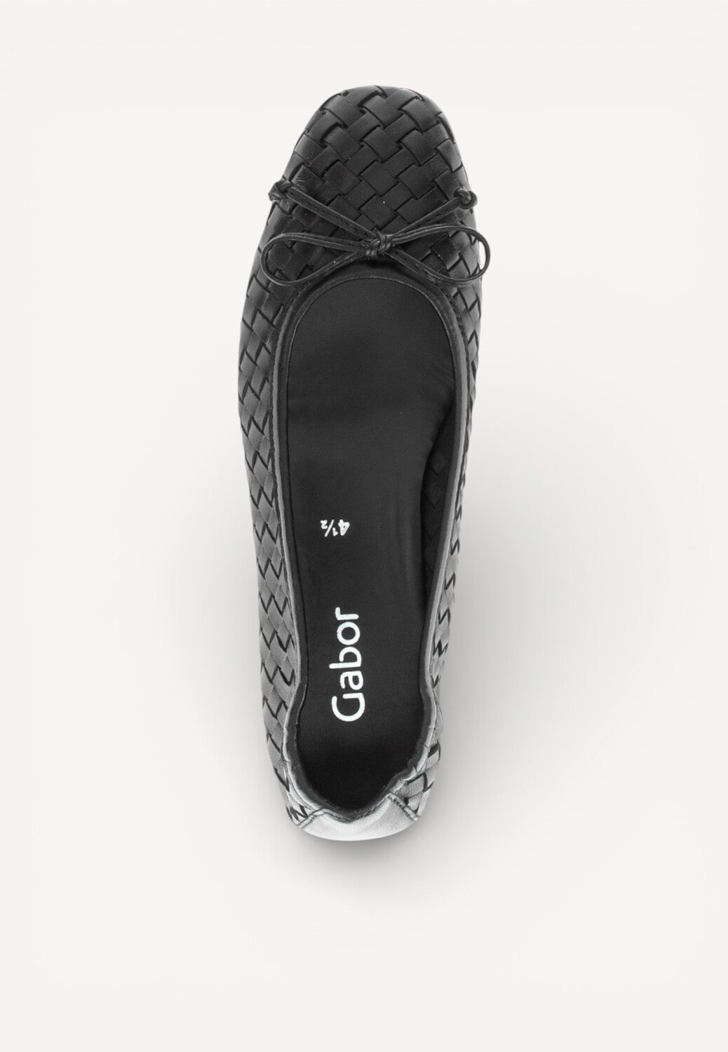 BALLERINAS + PUMPS-Zwart leer