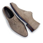 Heren veterschoenen-Beige suède/nubuck